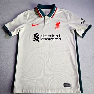 LIVERPOOL Away Football Shirt Soccer Jersey Nike Size Large/Junior